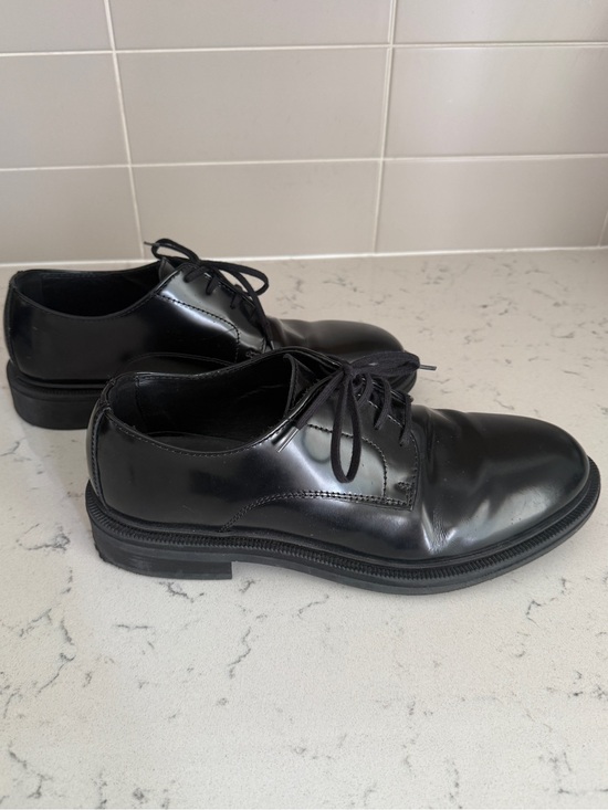 Zara Other - Zara Black Leather Derby Shoes - Lace-Up Oxfords